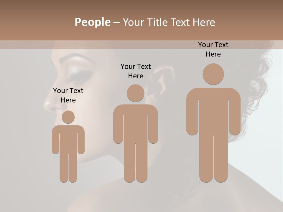 Hairstyle Mohawk Head PowerPoint Template