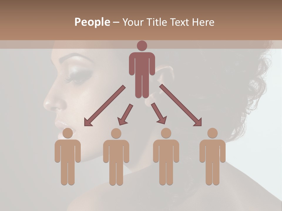 Hairstyle Mohawk Head PowerPoint Template