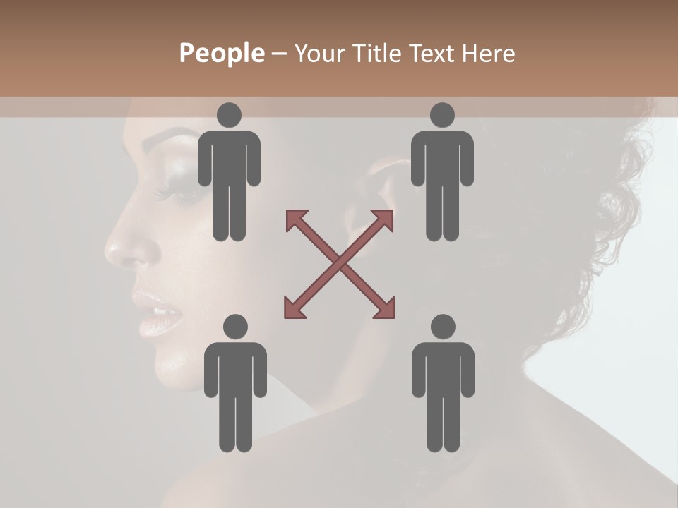 Hairstyle Mohawk Head PowerPoint Template