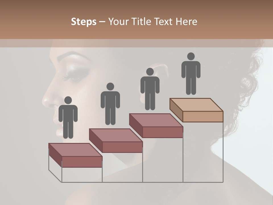 Hairstyle Mohawk Head PowerPoint Template