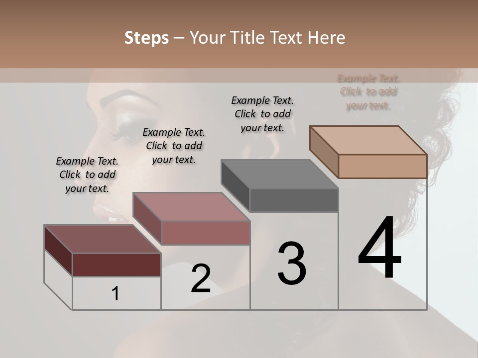 Hairstyle Mohawk Head PowerPoint Template