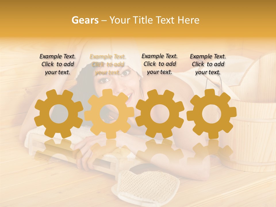 Young Cap People PowerPoint Template