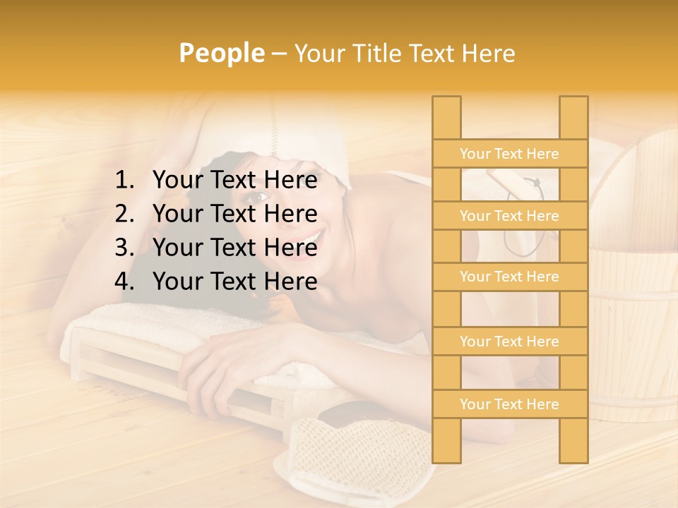 Young Cap People PowerPoint Template