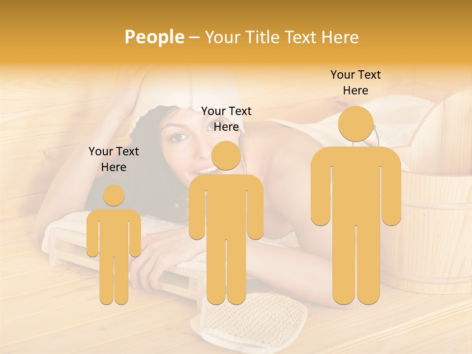 Young Cap People PowerPoint Template