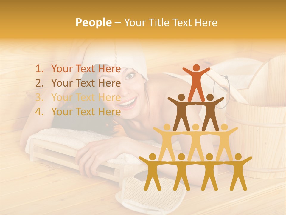 Young Cap People PowerPoint Template