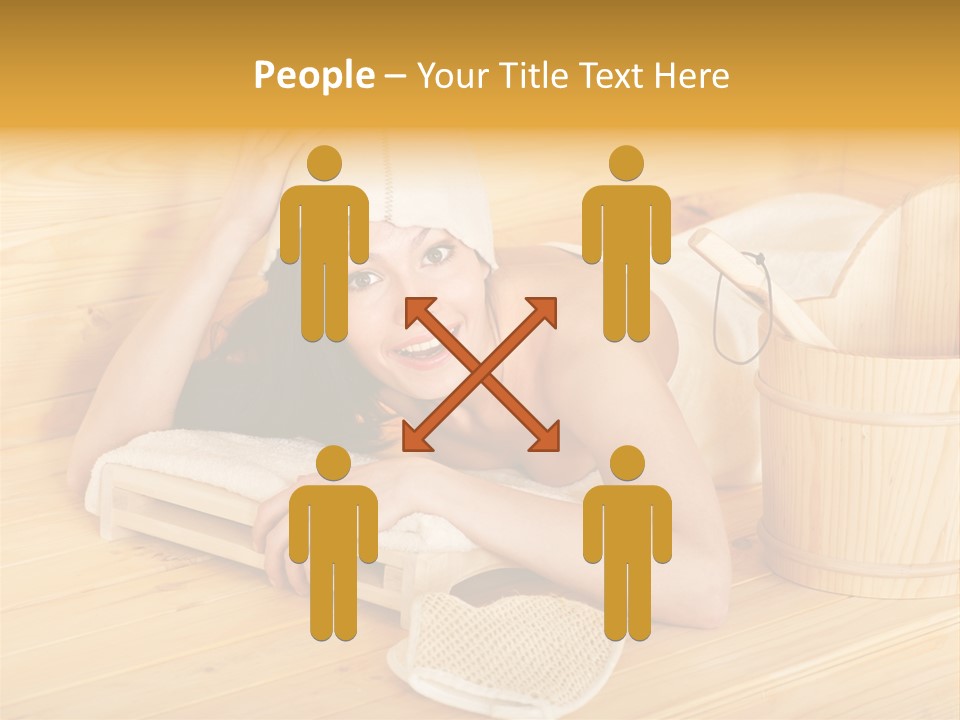 Young Cap People PowerPoint Template