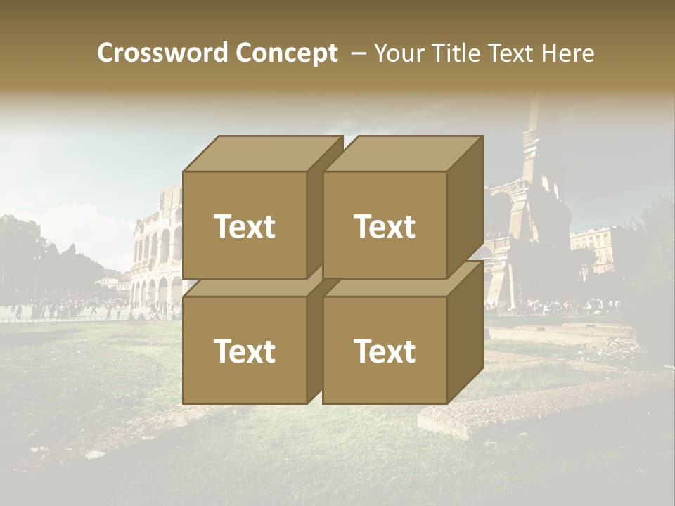 Arena Roma Archaeology PowerPoint Template