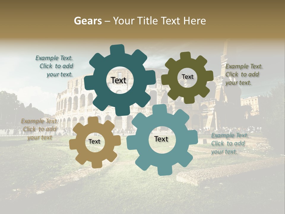 Arena Roma Archaeology PowerPoint Template