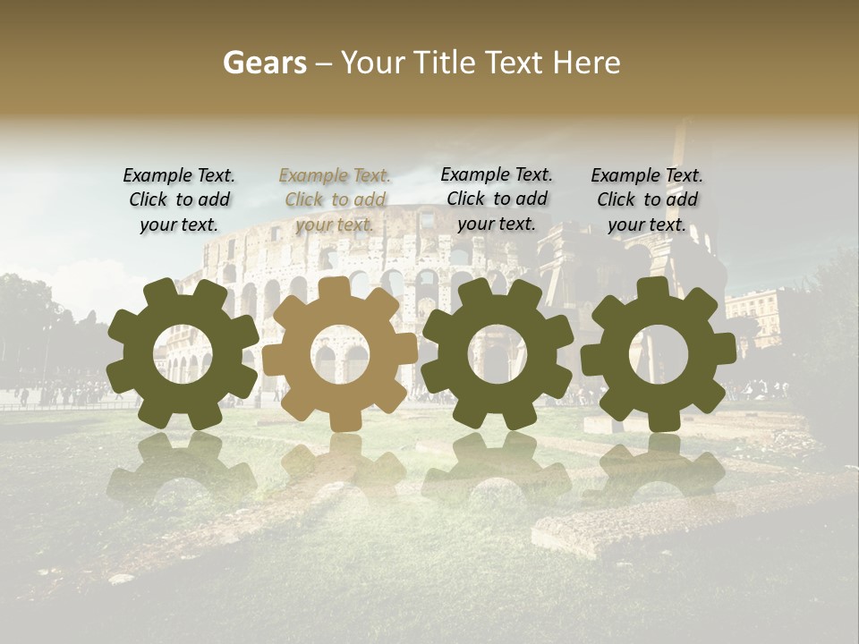 Arena Roma Archaeology PowerPoint Template