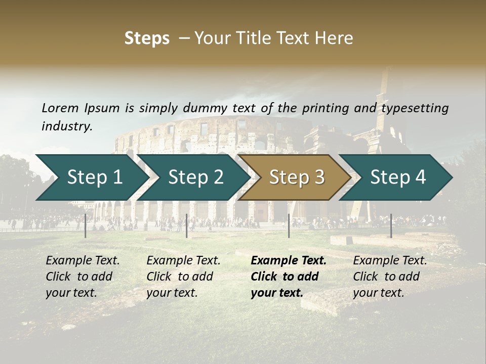 Arena Roma Archaeology PowerPoint Template