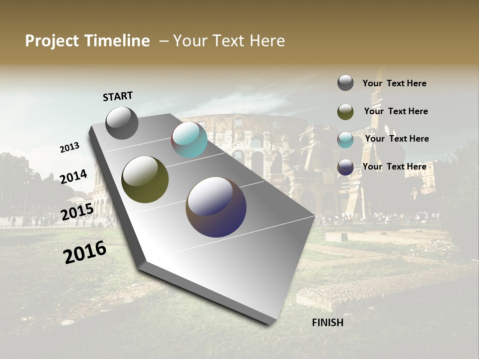 Arena Roma Archaeology PowerPoint Template