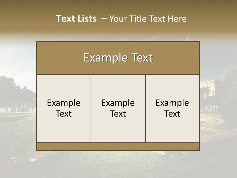 Arena Roma Archaeology PowerPoint Template