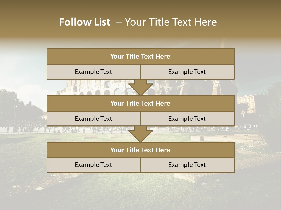 Arena Roma Archaeology PowerPoint Template