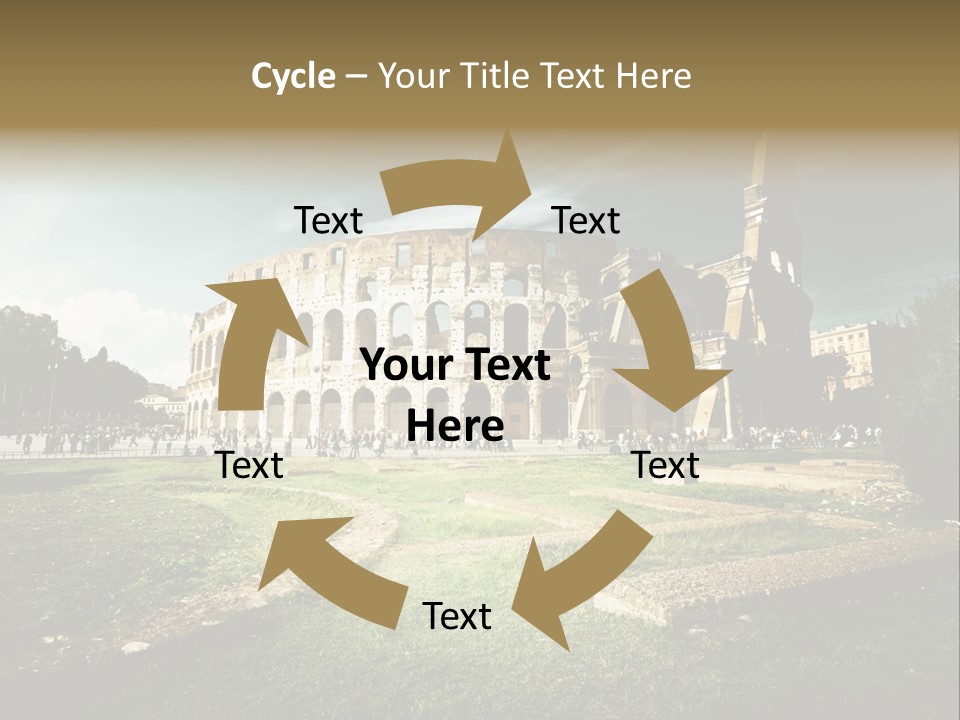 Arena Roma Archaeology PowerPoint Template