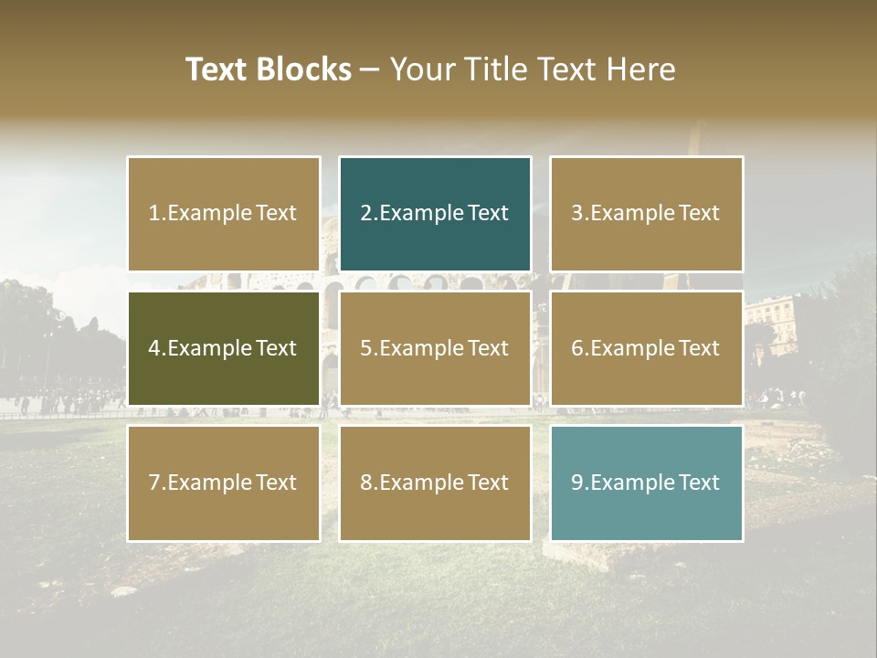 Arena Roma Archaeology PowerPoint Template