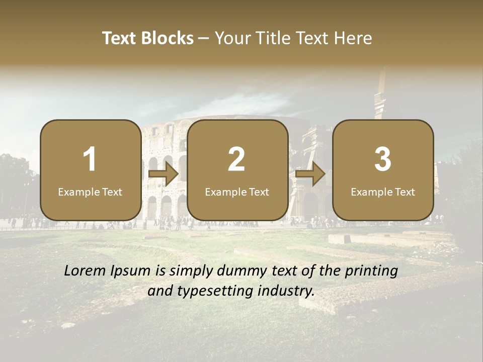 Arena Roma Archaeology PowerPoint Template
