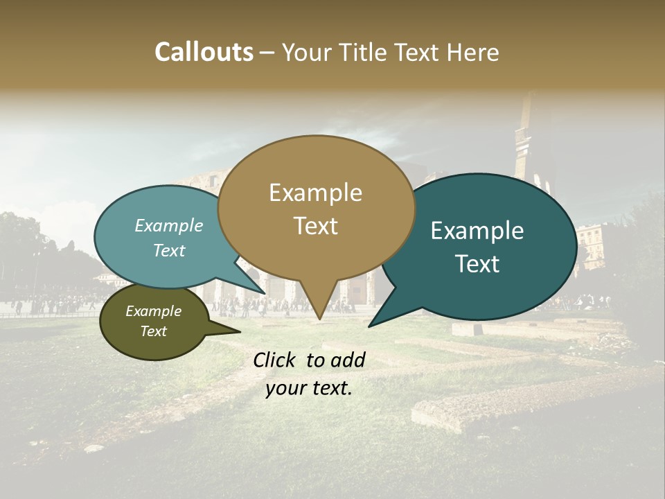 Arena Roma Archaeology PowerPoint Template