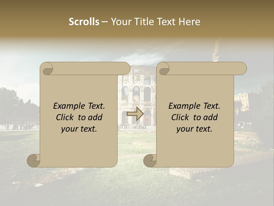 Arena Roma Archaeology PowerPoint Template