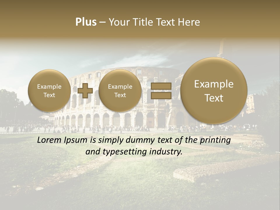 Arena Roma Archaeology PowerPoint Template