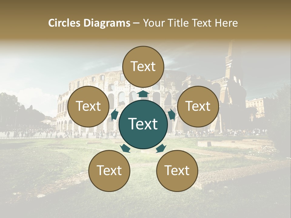 Arena Roma Archaeology PowerPoint Template