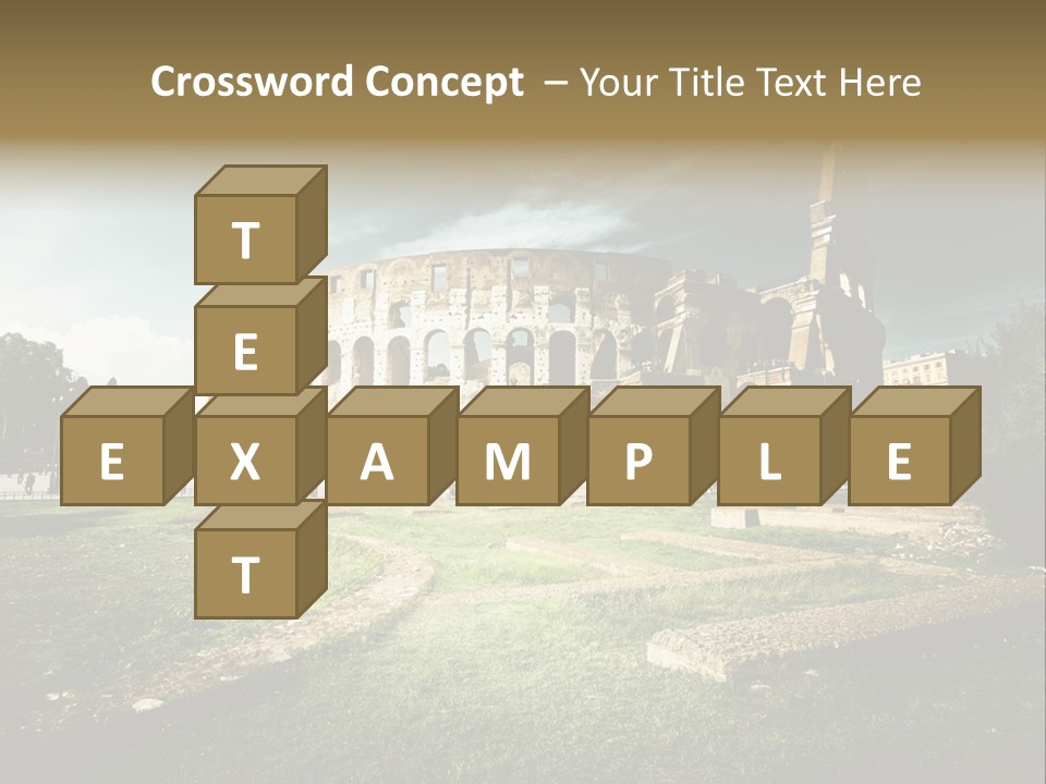 Arena Roma Archaeology PowerPoint Template