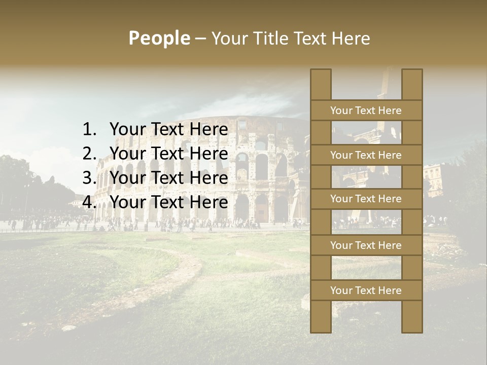 Arena Roma Archaeology PowerPoint Template