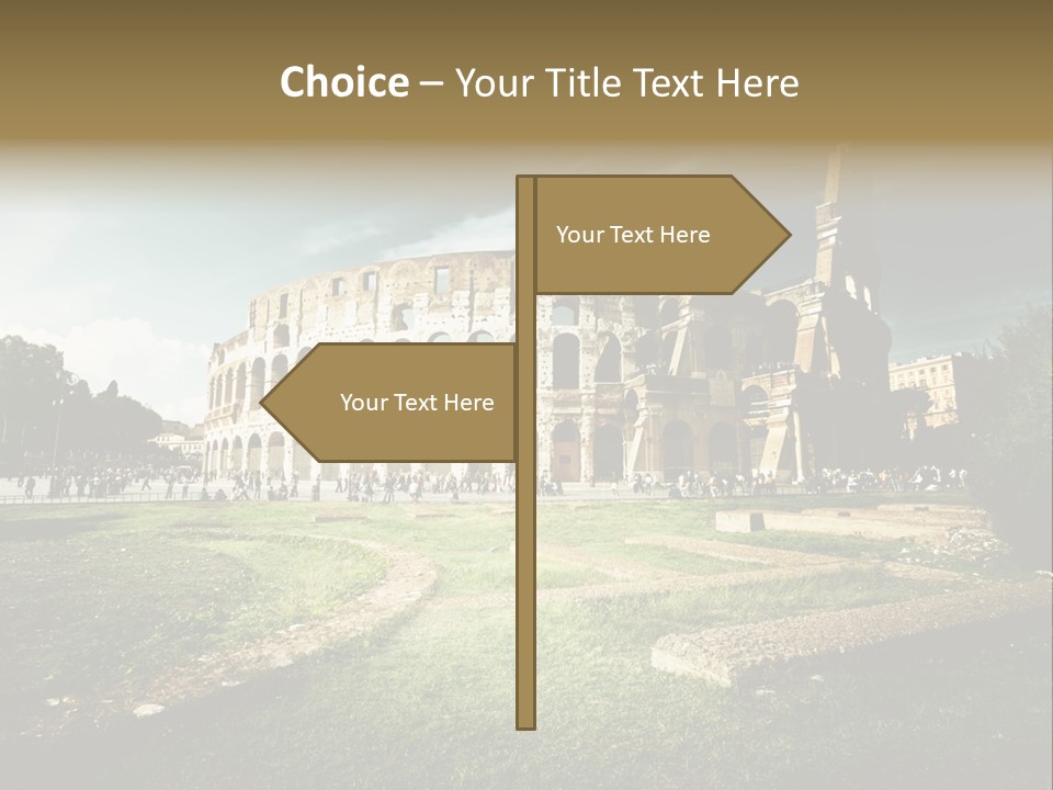 Arena Roma Archaeology PowerPoint Template