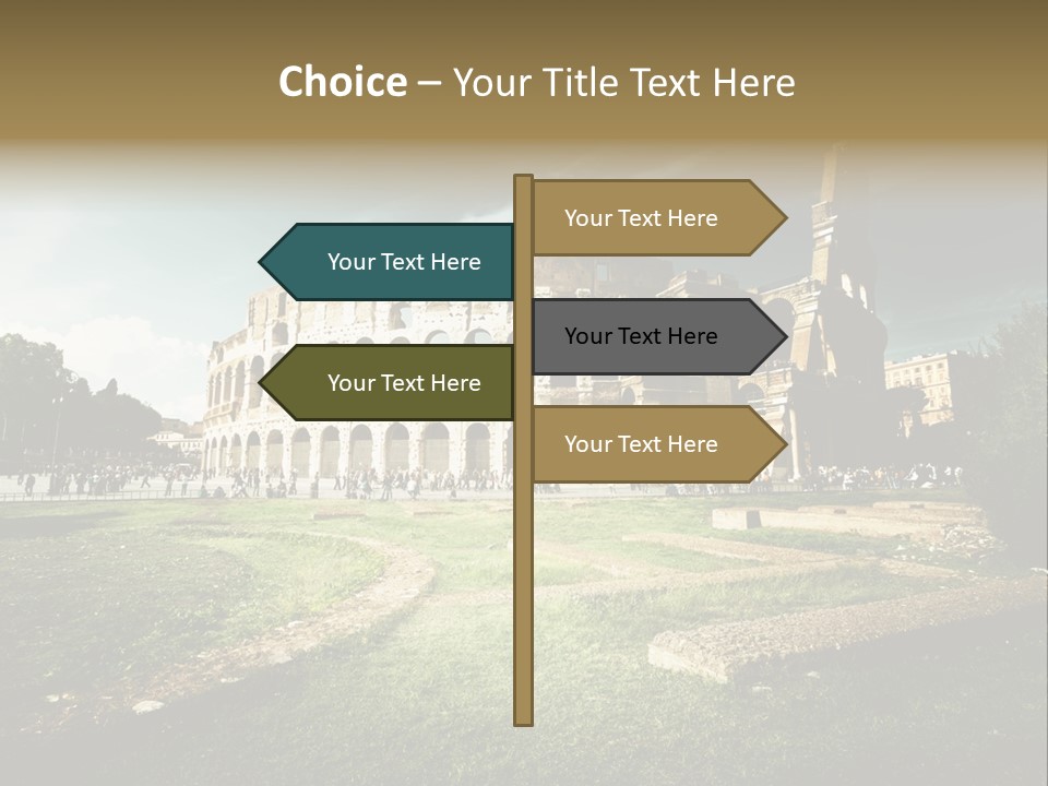 Arena Roma Archaeology PowerPoint Template