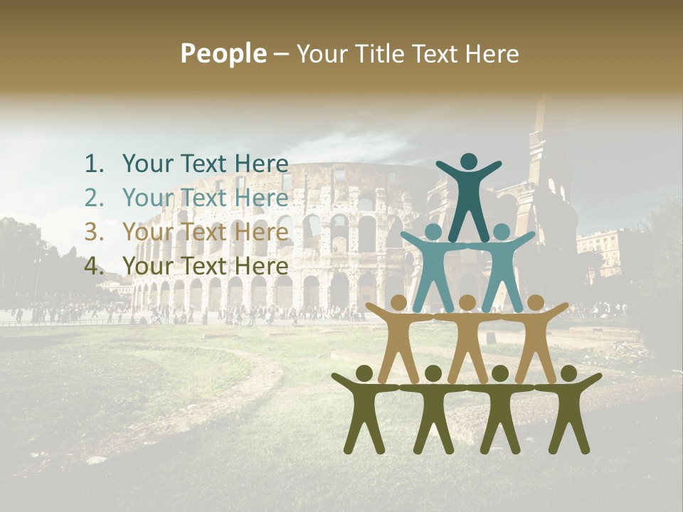 Arena Roma Archaeology PowerPoint Template