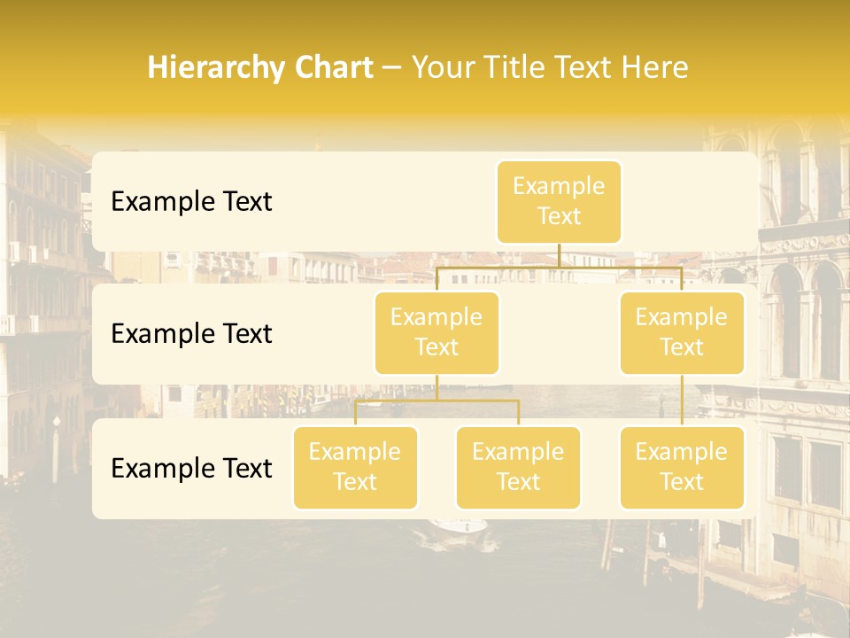 River Europe Blue PowerPoint Template