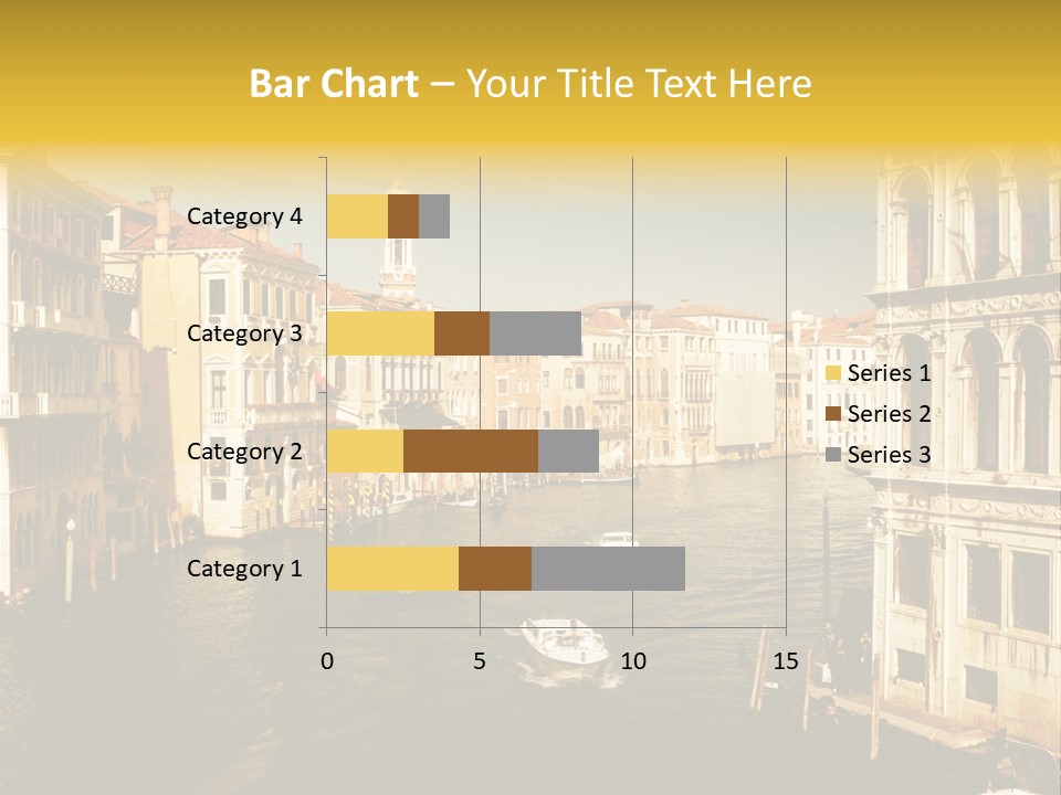 River Europe Blue PowerPoint Template