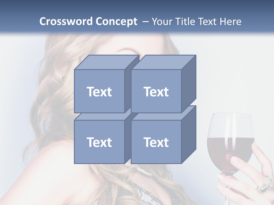 Alcohol Desire Art PowerPoint Template