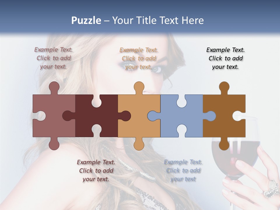 Alcohol Desire Art PowerPoint Template