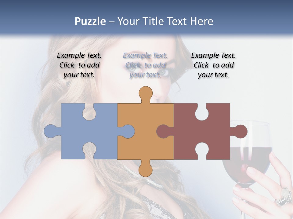 Alcohol Desire Art PowerPoint Template