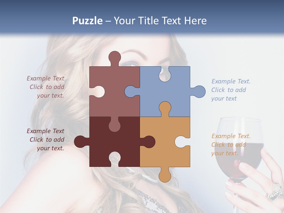 Alcohol Desire Art PowerPoint Template