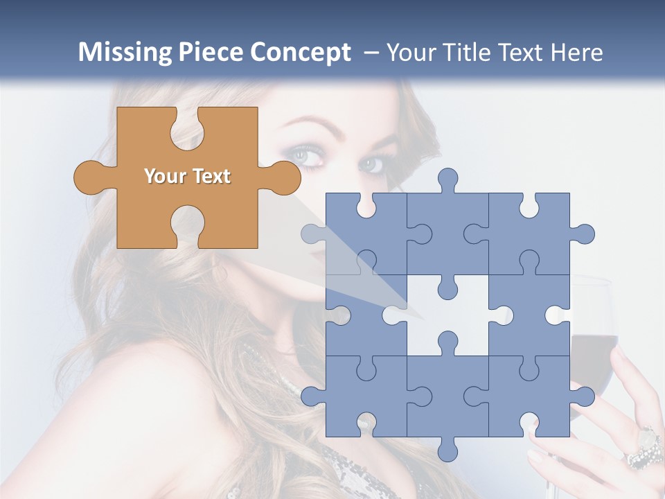 Alcohol Desire Art PowerPoint Template