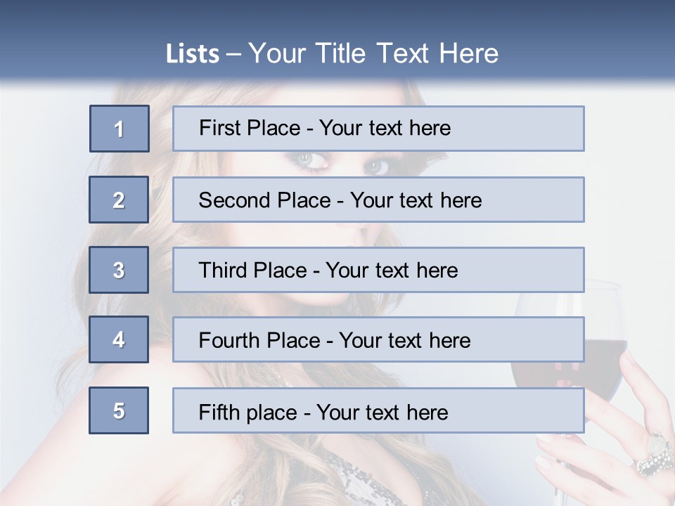 Alcohol Desire Art PowerPoint Template
