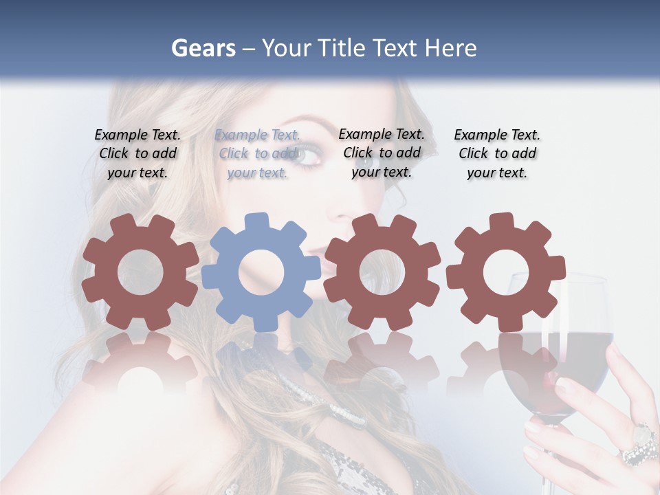 Alcohol Desire Art PowerPoint Template