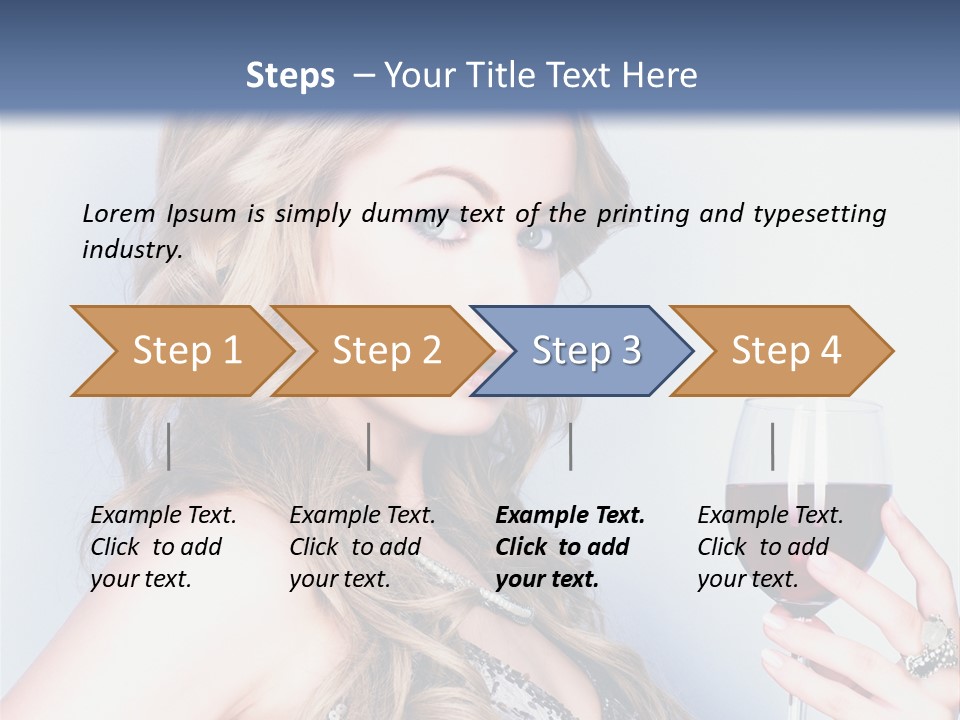 Alcohol Desire Art PowerPoint Template