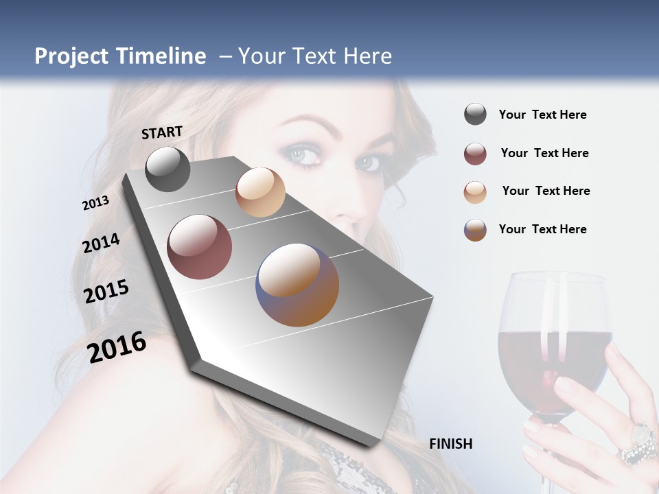 Alcohol Desire Art PowerPoint Template