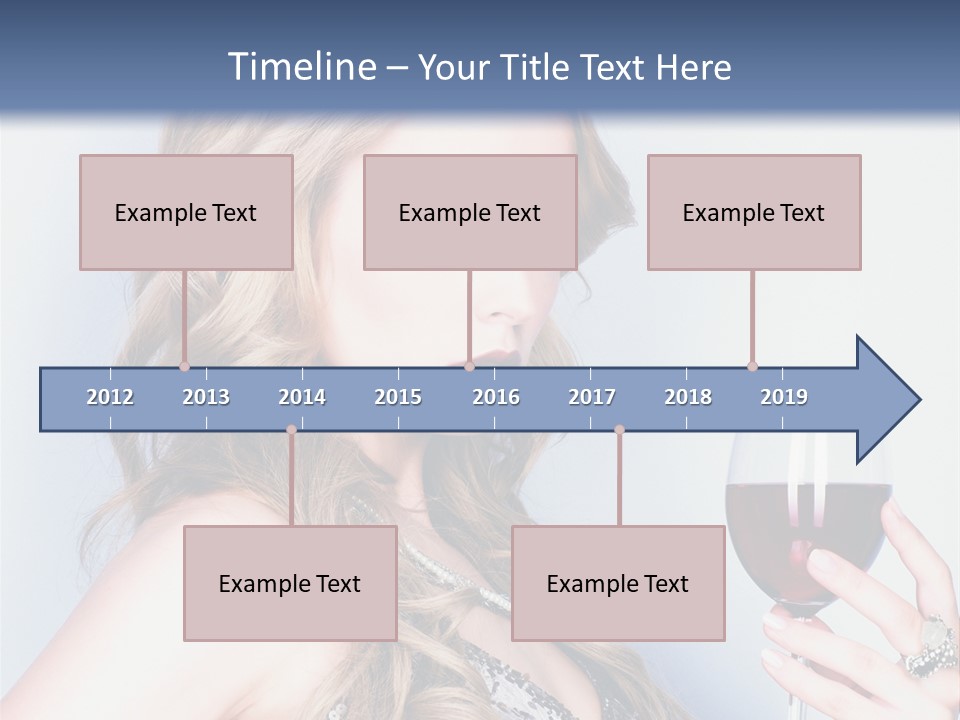 Alcohol Desire Art PowerPoint Template