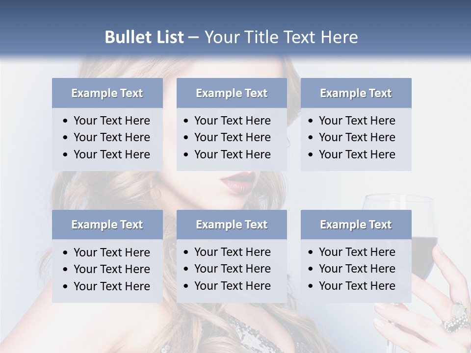 Alcohol Desire Art PowerPoint Template