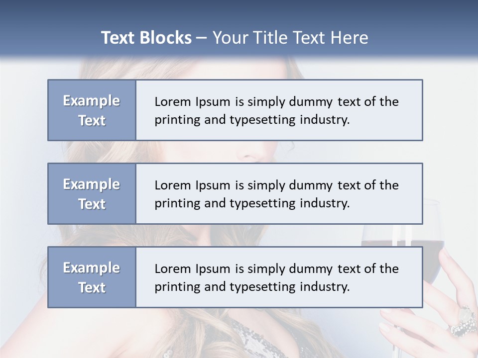 Alcohol Desire Art PowerPoint Template