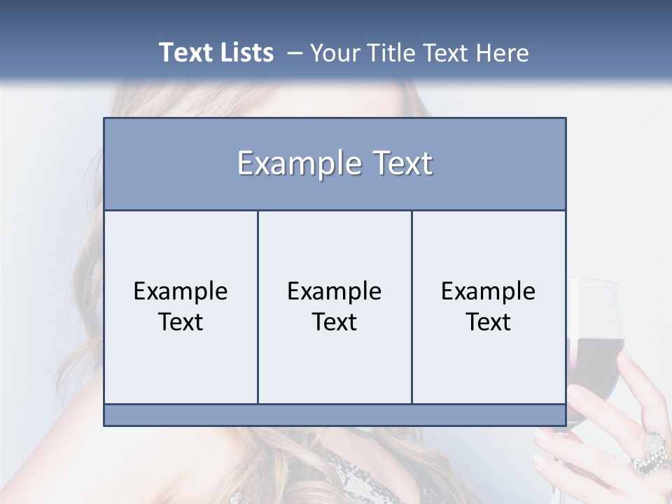 Alcohol Desire Art PowerPoint Template