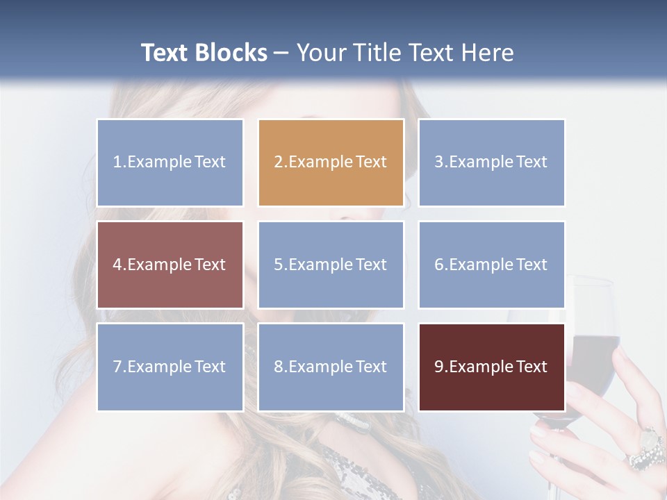 Alcohol Desire Art PowerPoint Template