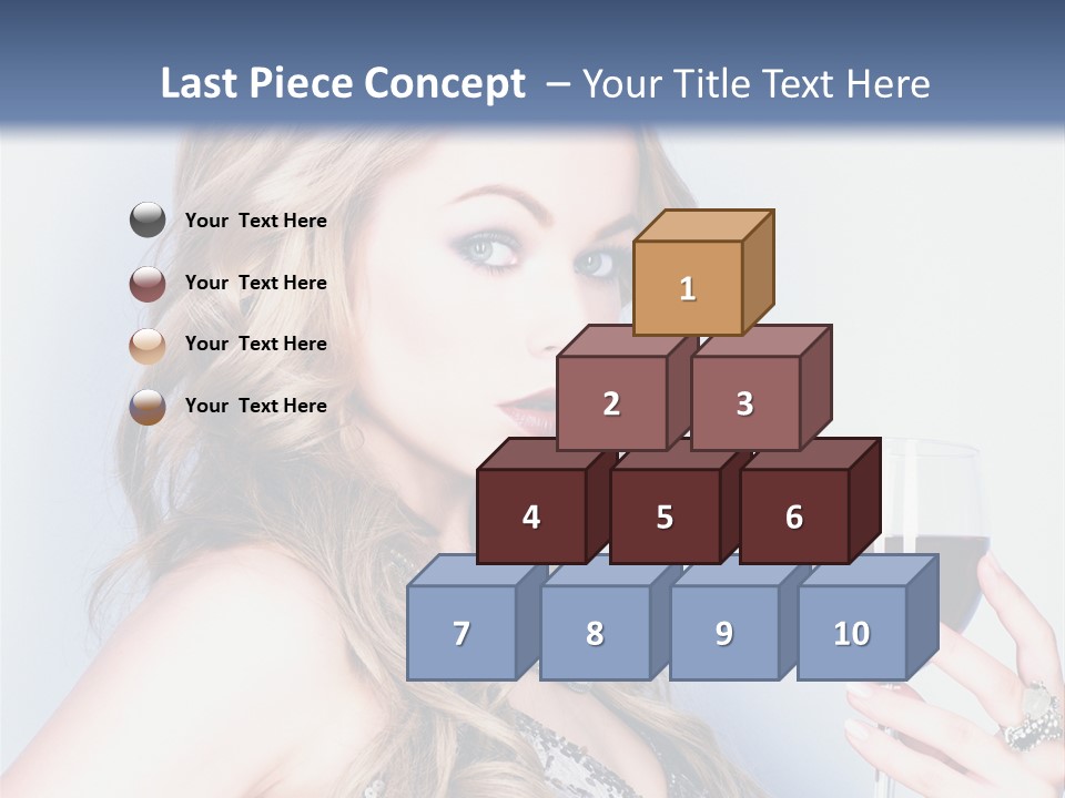 Alcohol Desire Art PowerPoint Template