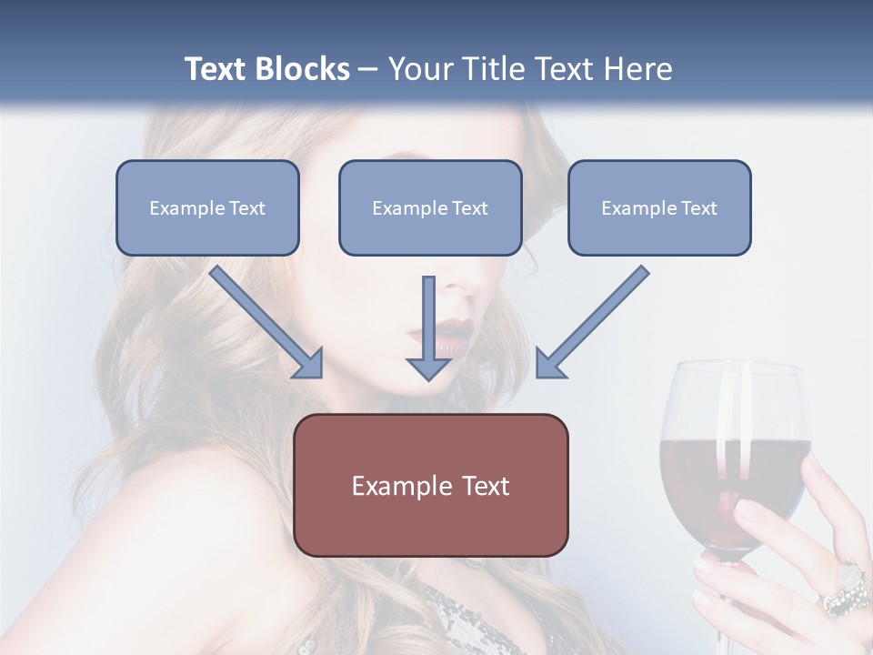 Alcohol Desire Art PowerPoint Template