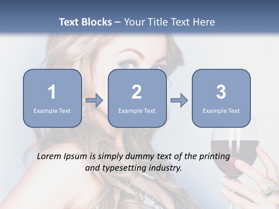 Alcohol Desire Art PowerPoint Template