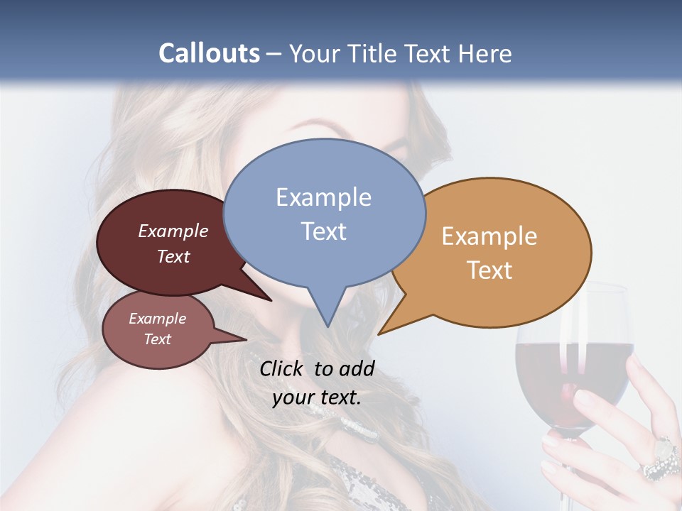 Alcohol Desire Art PowerPoint Template