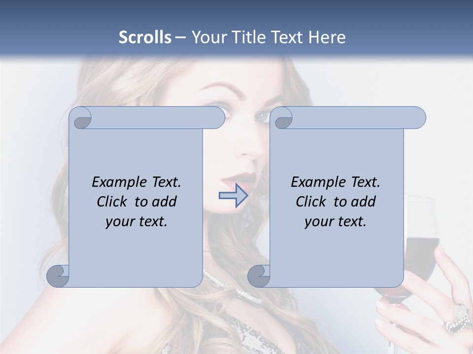 Alcohol Desire Art PowerPoint Template